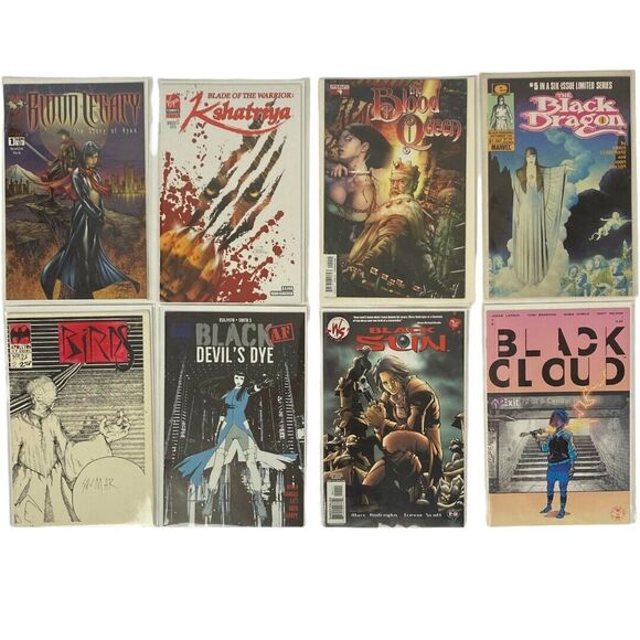 Blood Legacy, Kshatriya, Blood Queen, Black Dragon, Birds Mixed Comics Lot of 8 - Picture 1 of 9